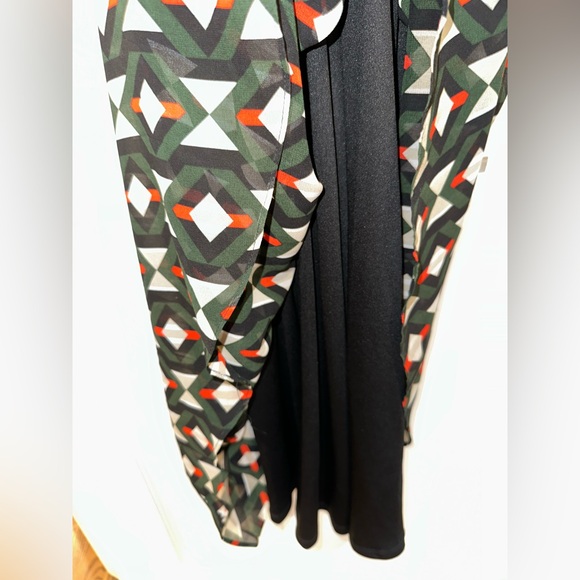 Calvin Klein Geometric Maxi Dress, Size 12 - Picture 6 of 14